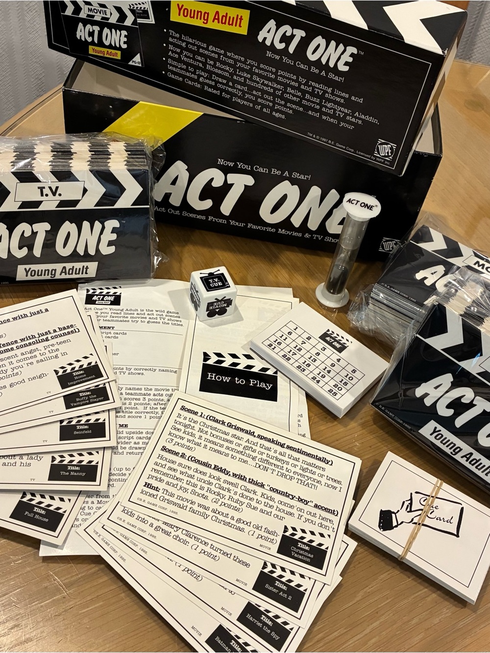 New in Box ‘Act One™ Young Adult’ Game, B.E. Game Corp. 1995